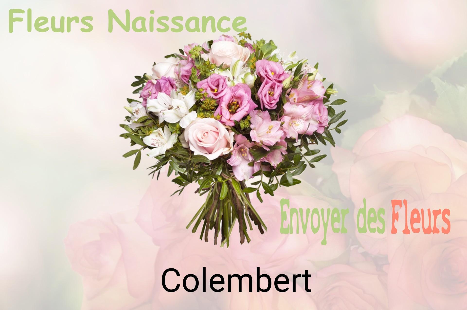 Bouquet de fleurs de naissance livré à Colembert